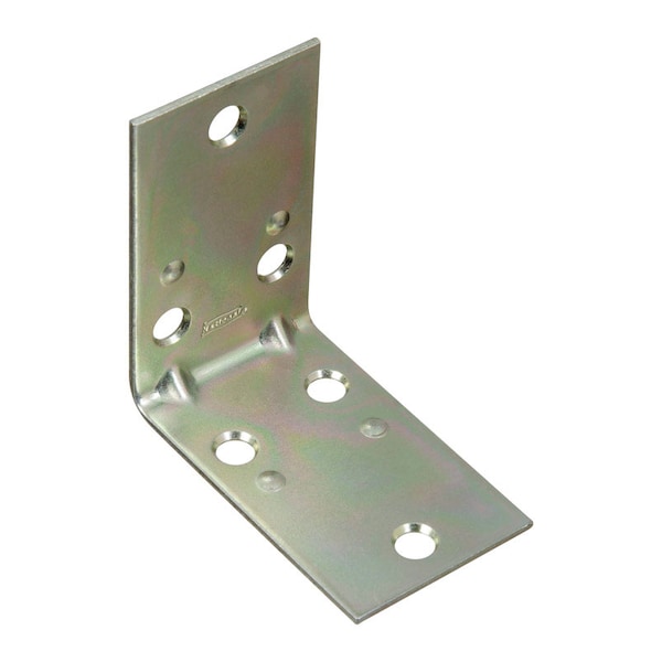 National Hardware 2-1/2 in. H X 1-1/2 in. W X 0.07 in. D Zinc-Plated Steel Outside Corner Brace N285-569 - main
